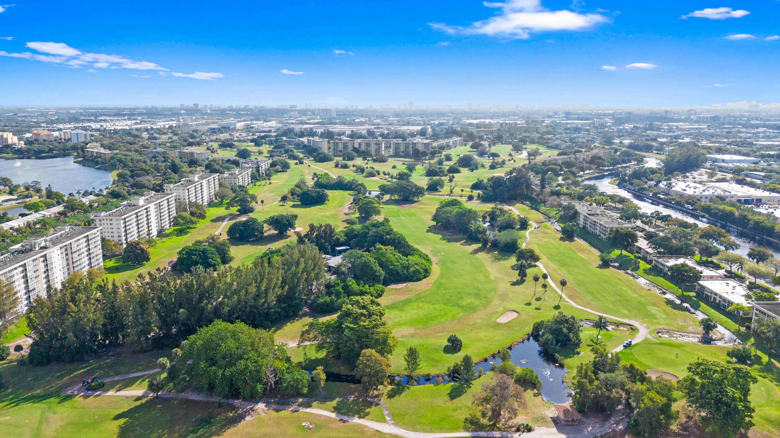 Golf Course Aerial View