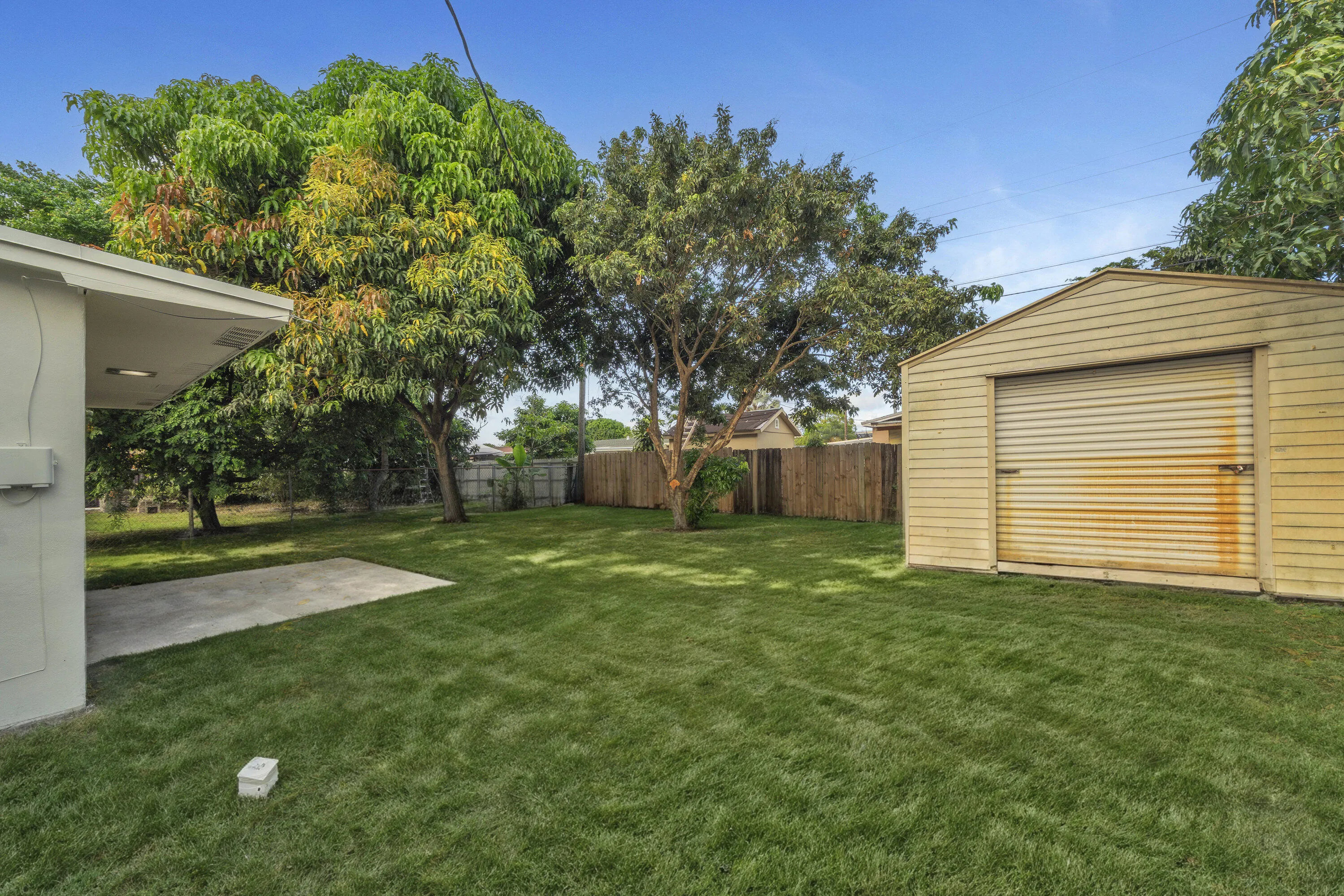 Permitted Shed Remains (virtually enhanced lawn)