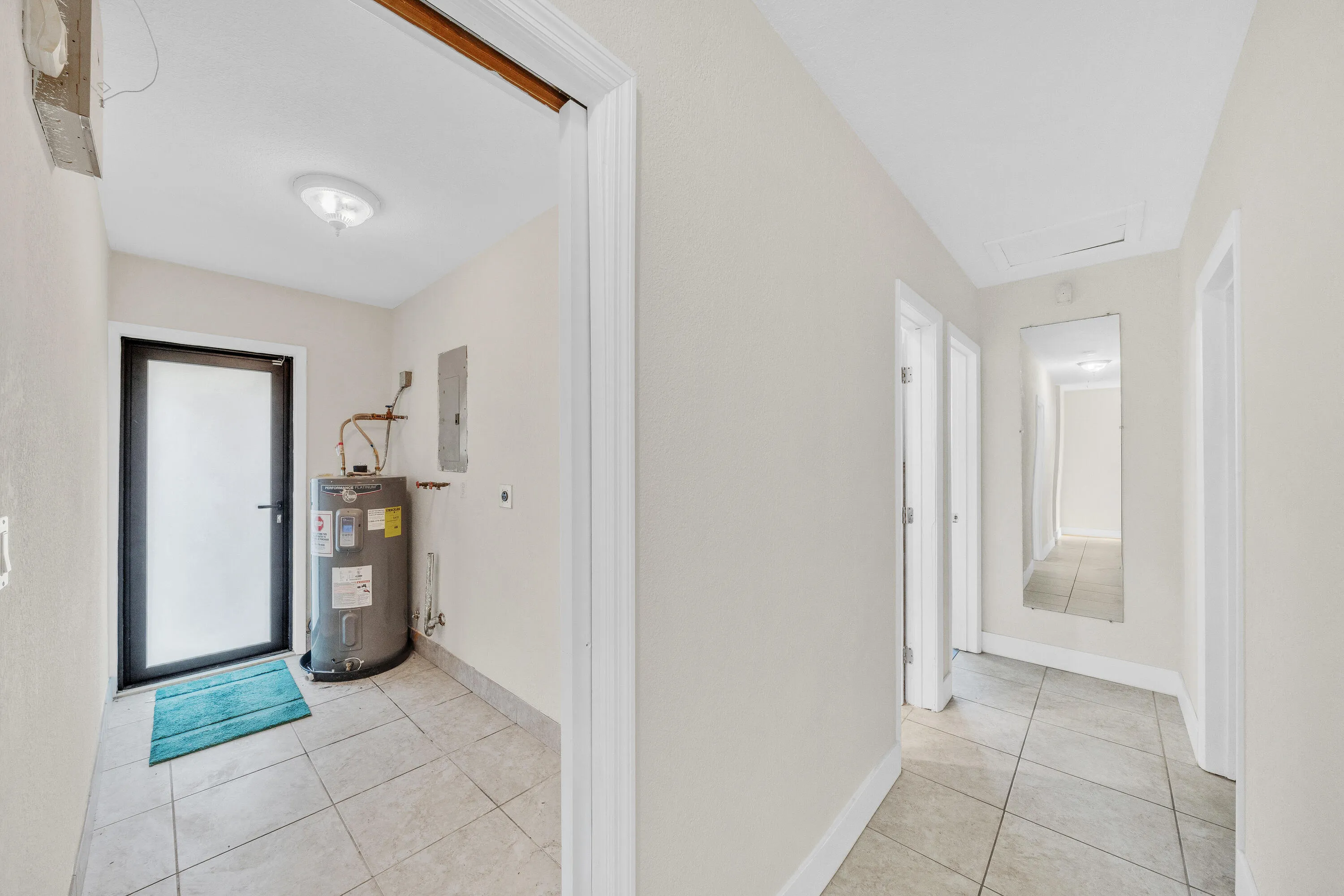 Impact Glass Door Leading to Back Garden