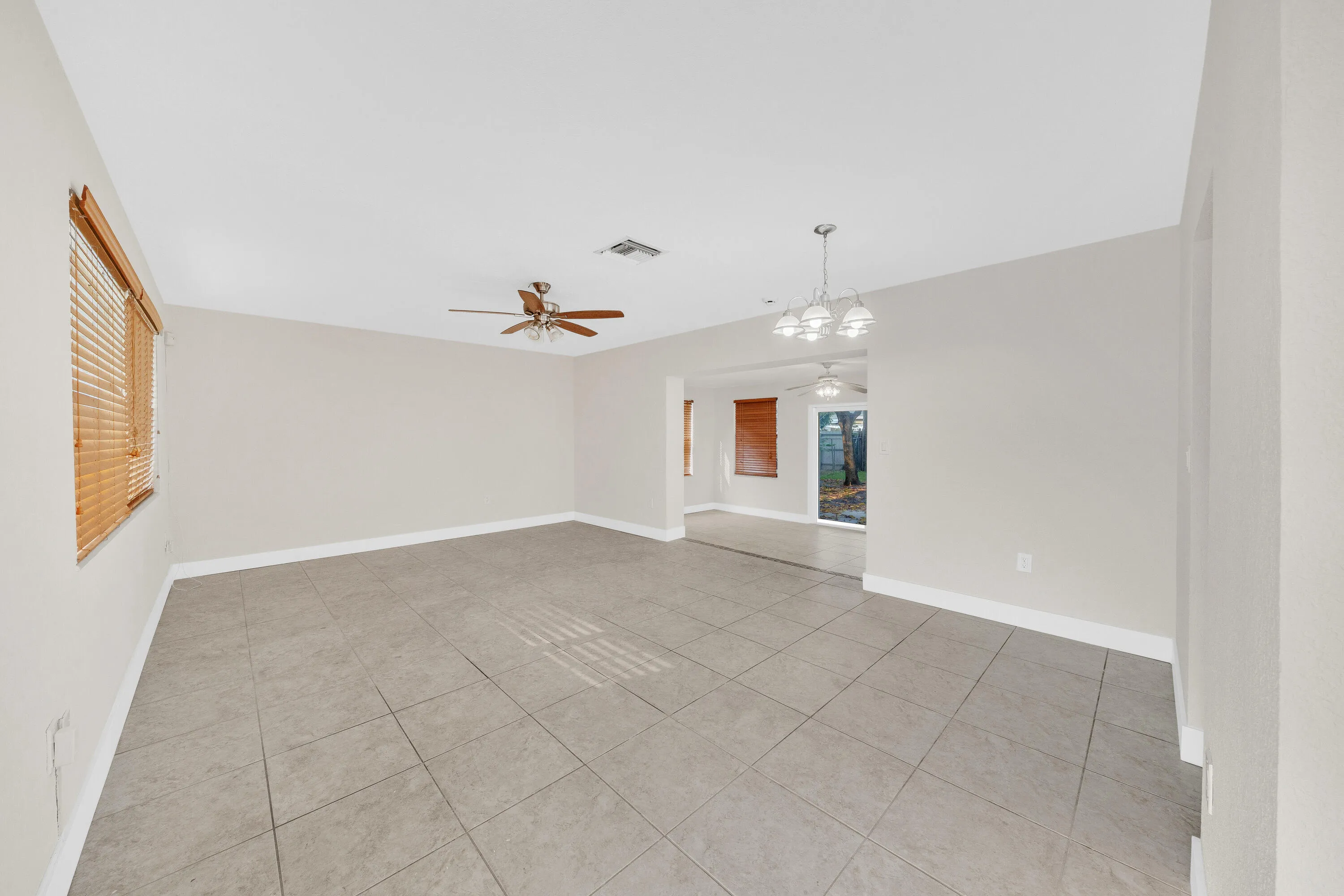 Tile Floors, Fans & Pendant Lighting