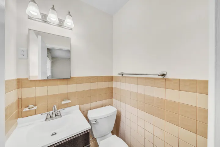 Convenient Half Bath in Primary