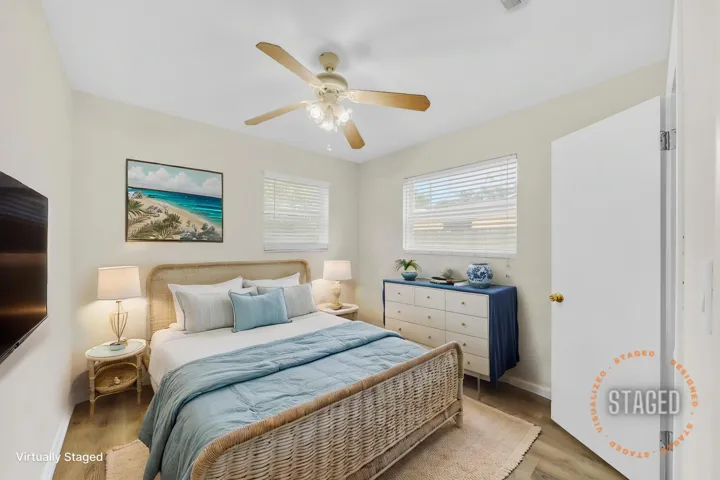 2nd Bedroom with Ceiling Fan