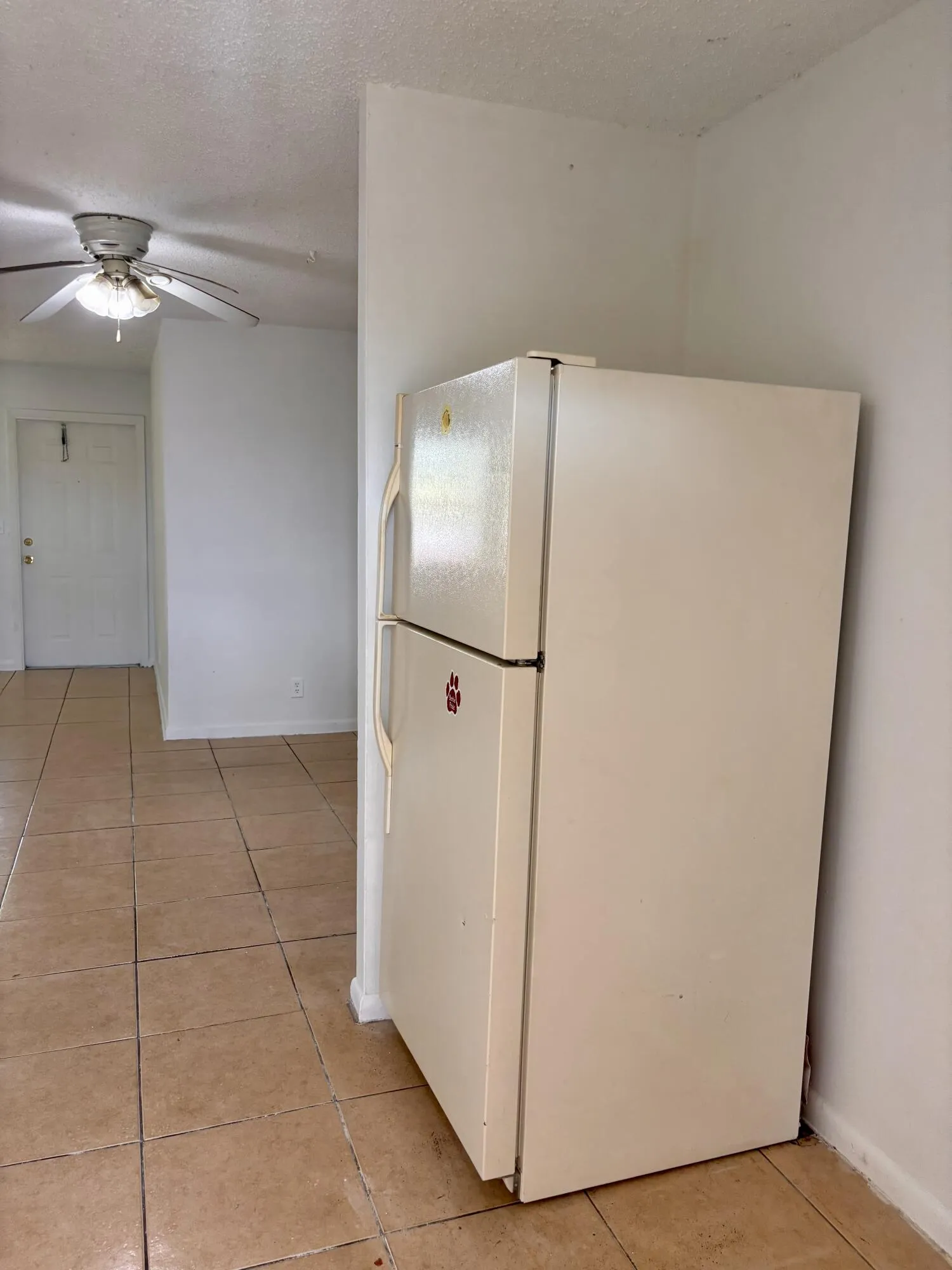 Refrigerator in the kitchen