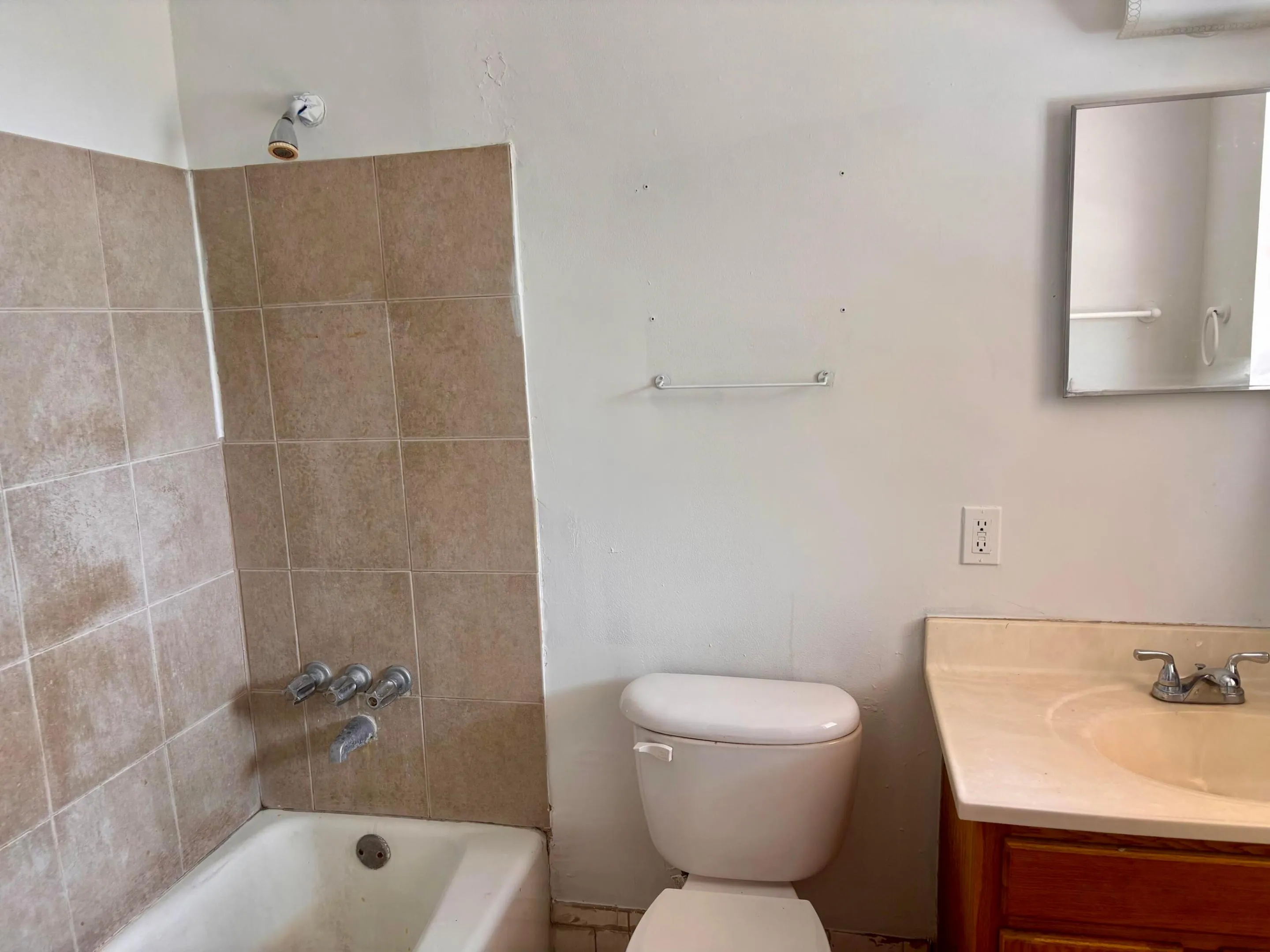 Bathroom tub and shower