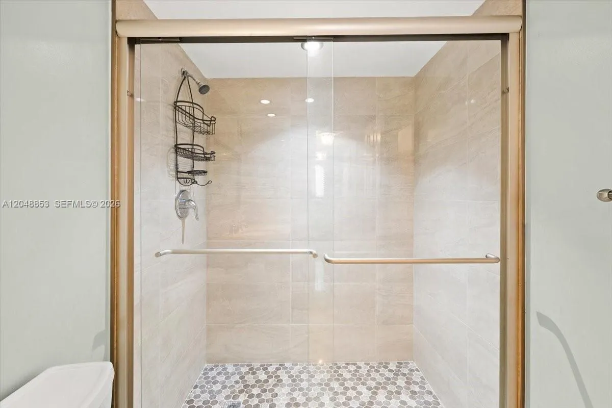second bathroom nice shower