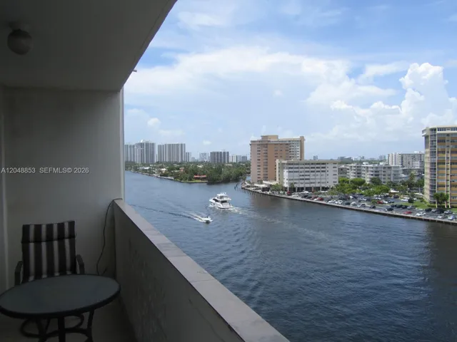 view of the intracoastal from the balcony