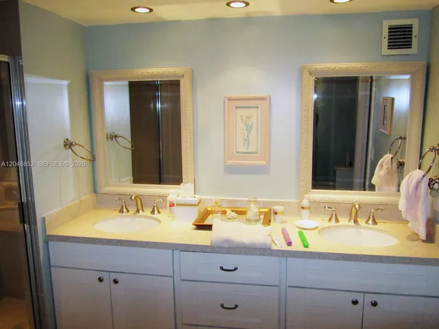 two comfortable bathrooms