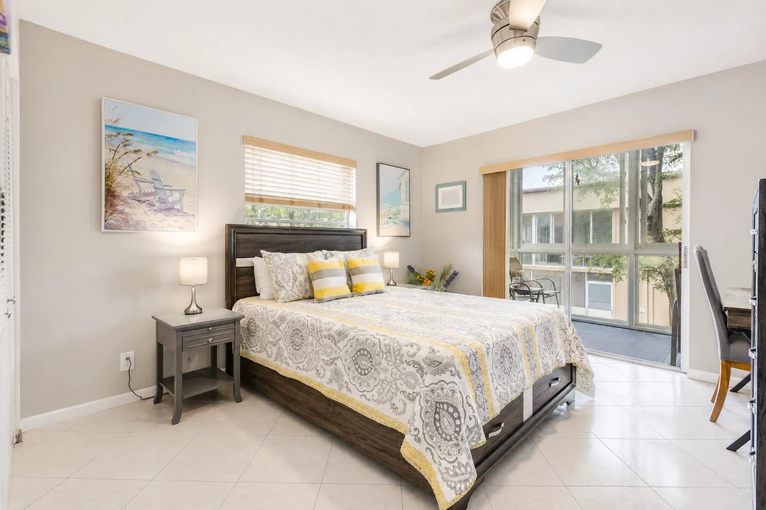 Secondary Bedroom with Enclosed Lanai Ac