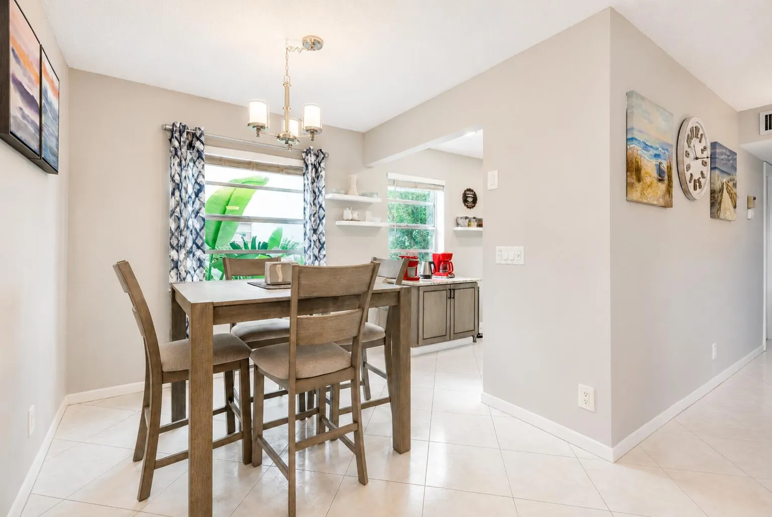 Dining Area Adjacent to the Kitchen