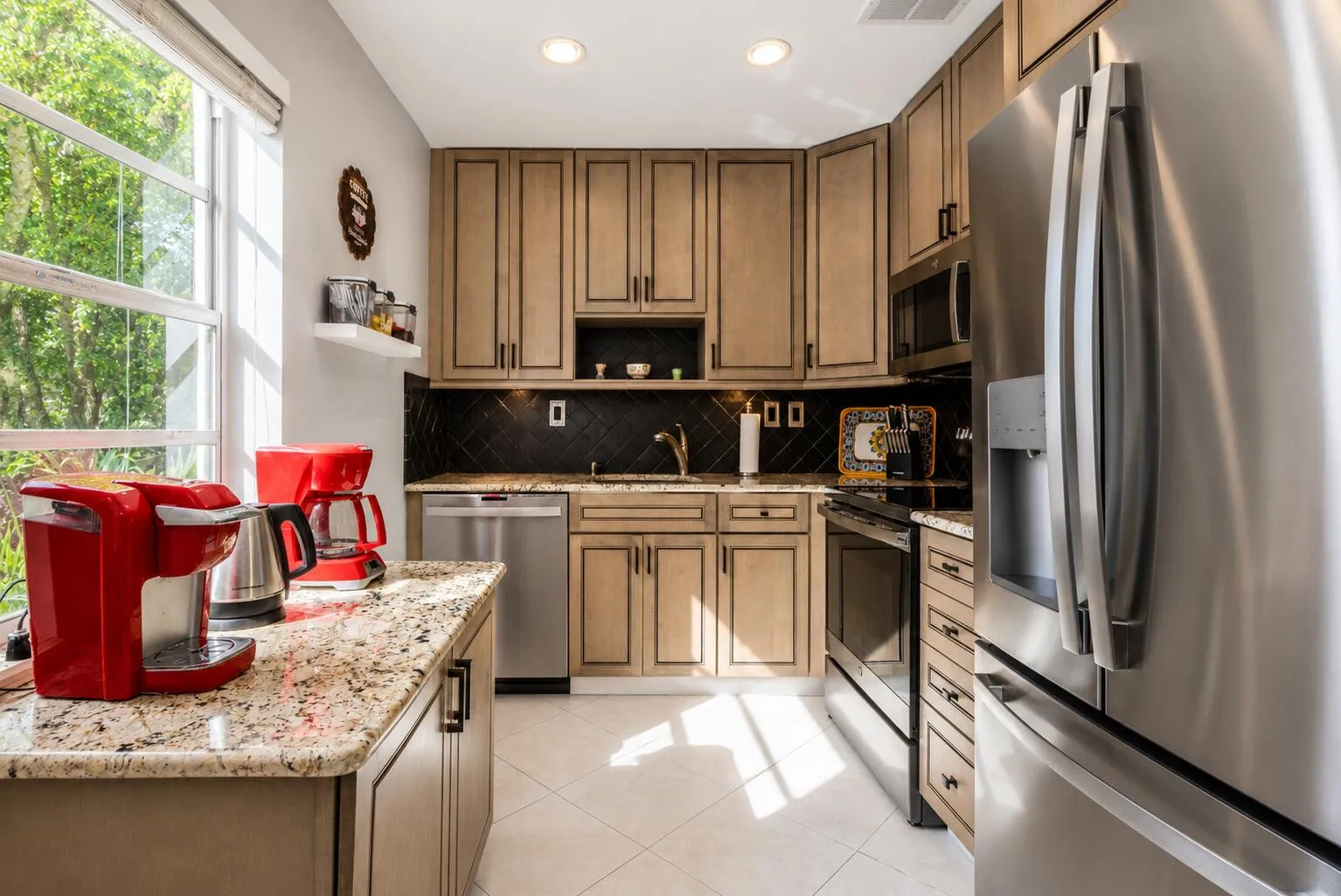 Kitchen with Stainless Steel Appliances