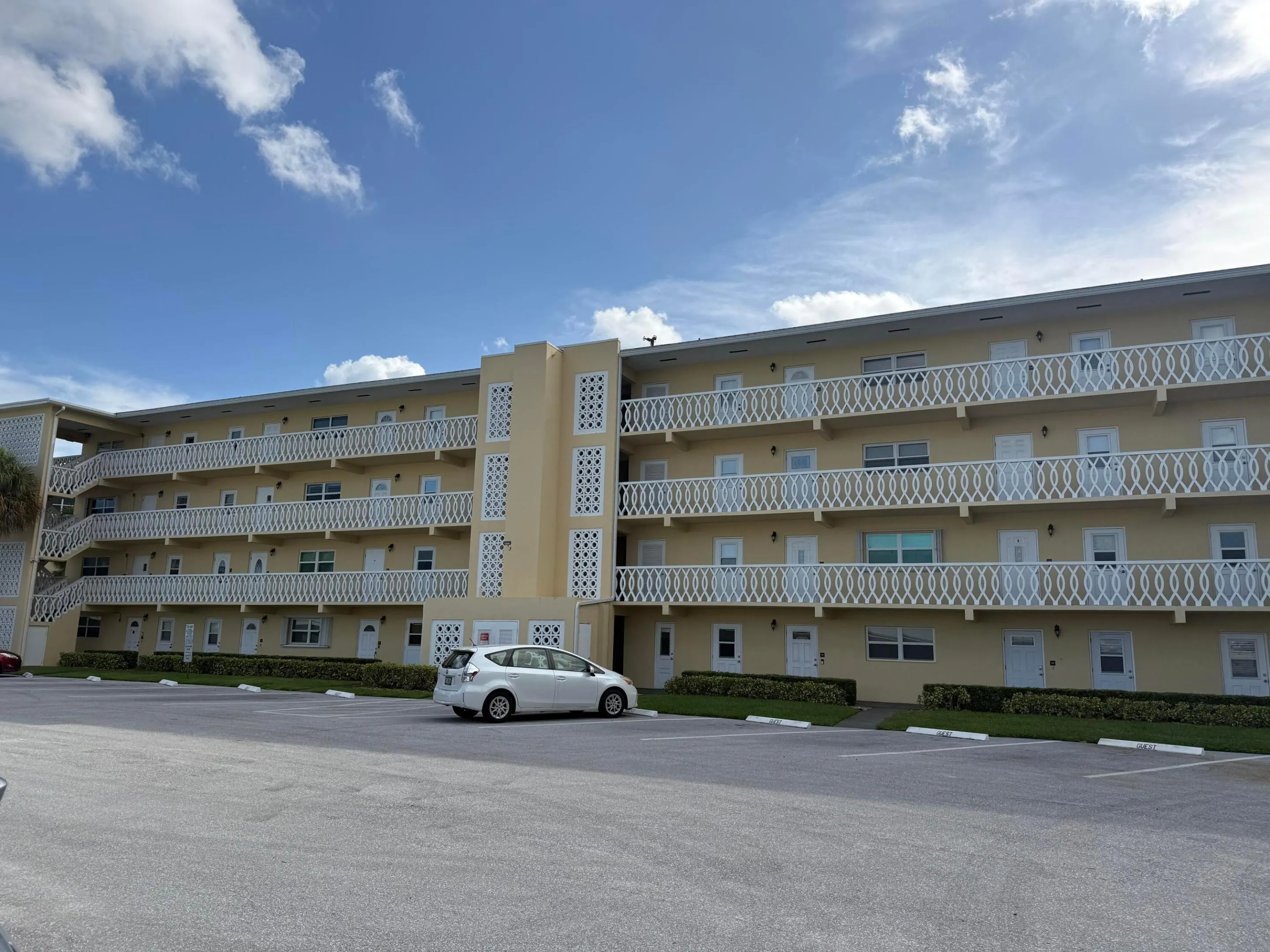 front of bldg