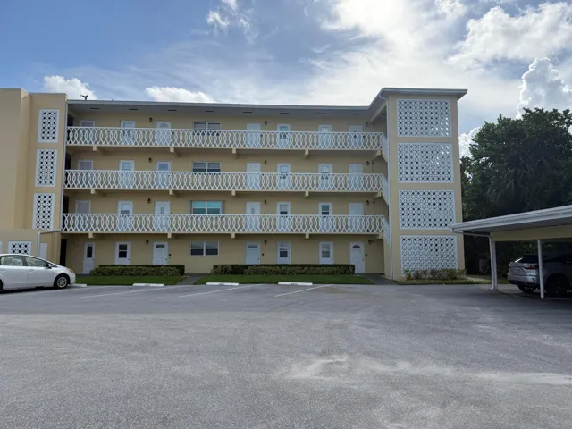 front of building