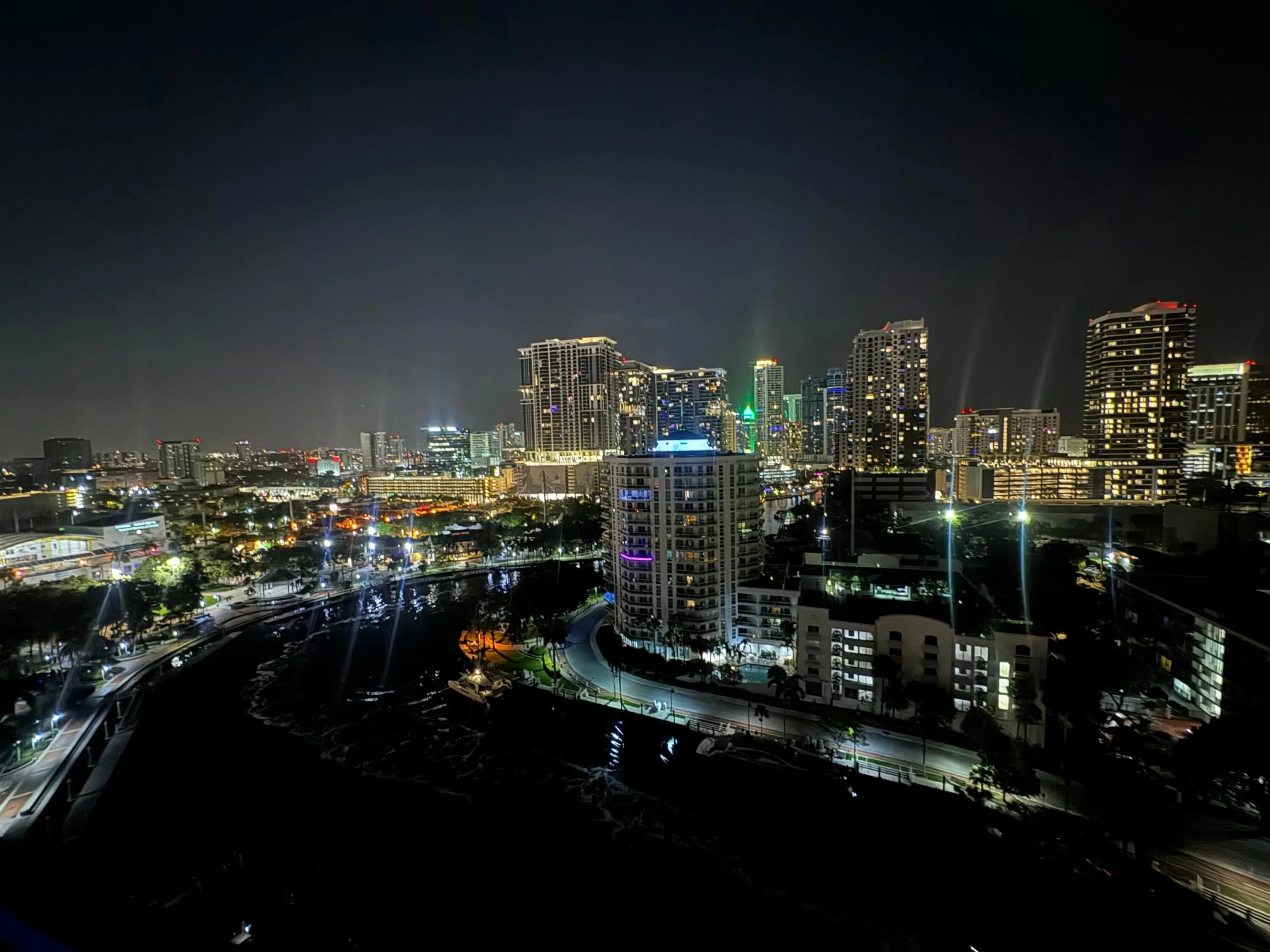 Balcony Night view