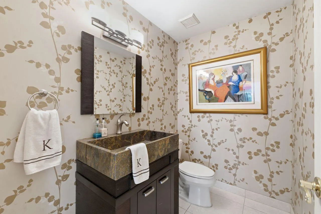 Powder bathroom