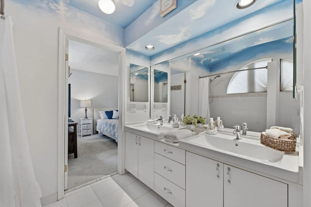 Second bathroom double sink