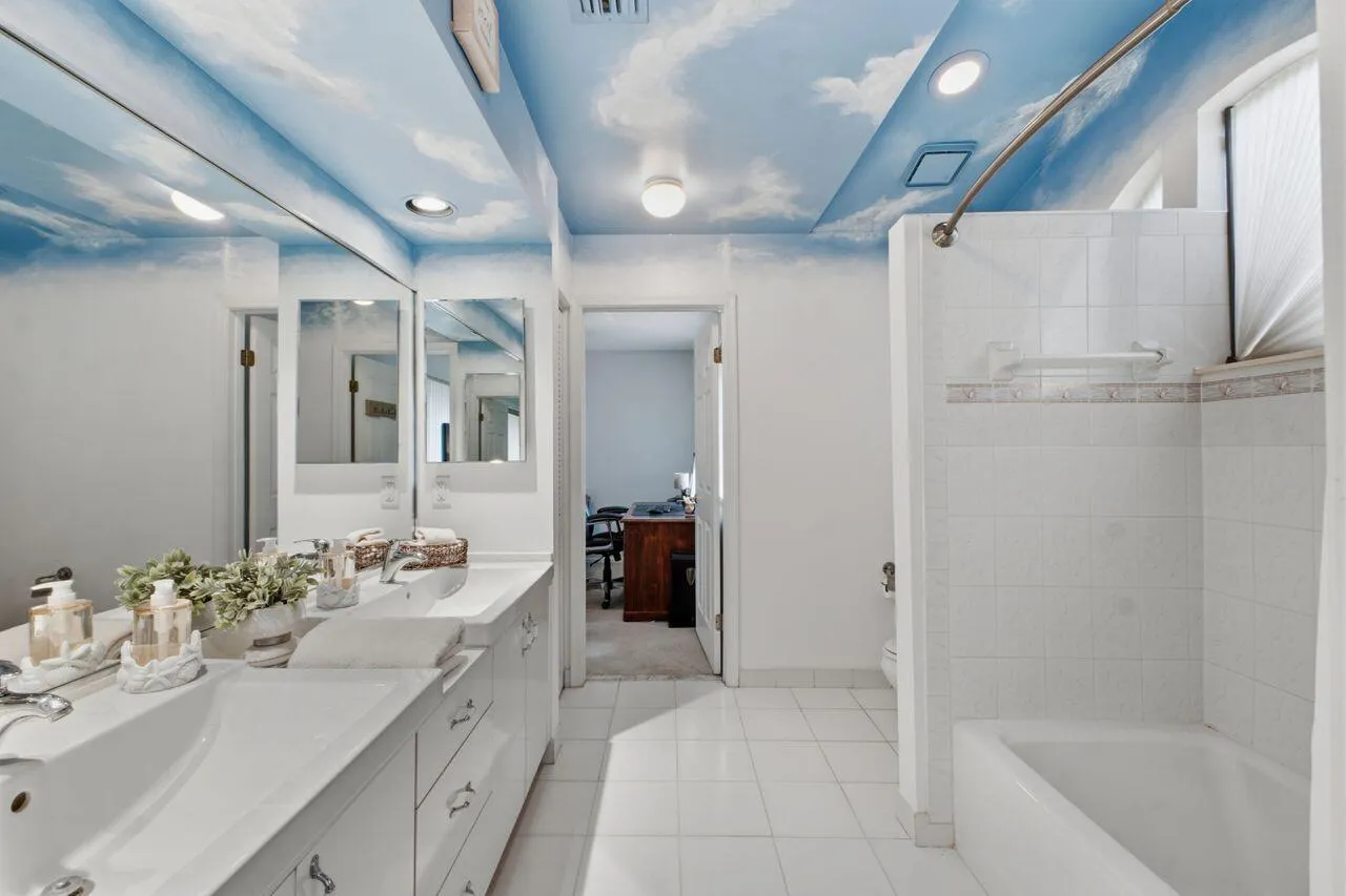 Second bathroom double sink