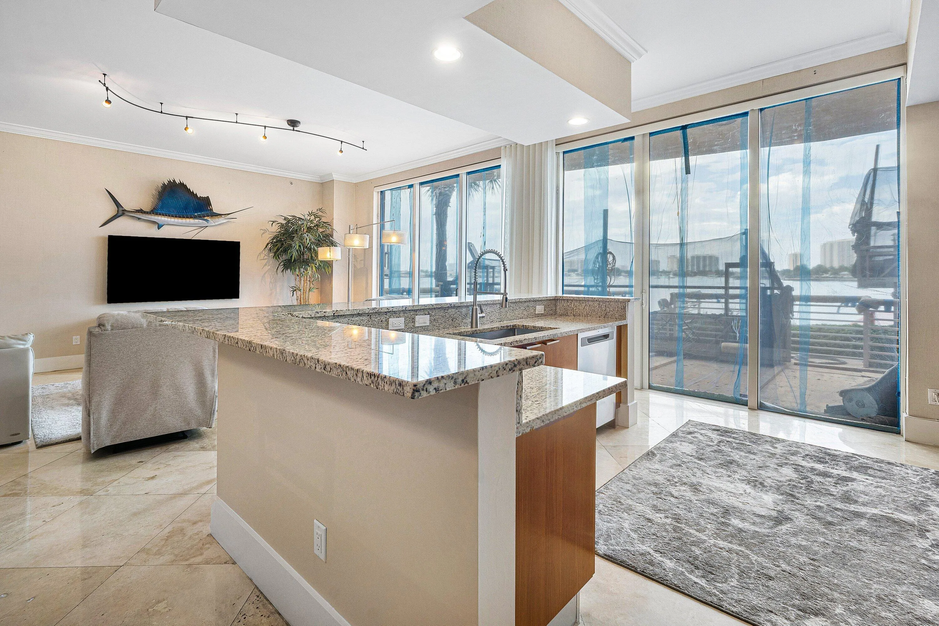 Water View from Kitchen
