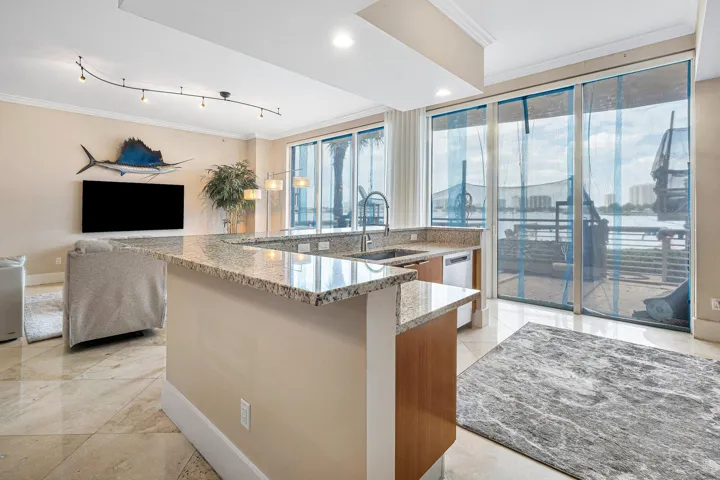 Water View from Kitchen