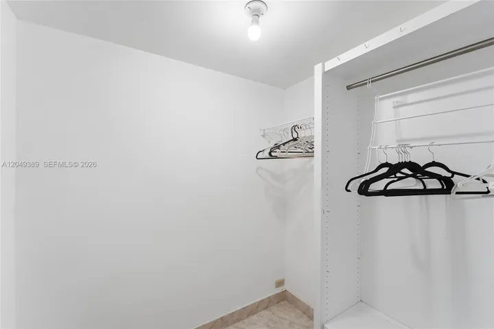 Master bedroom Walk In closet