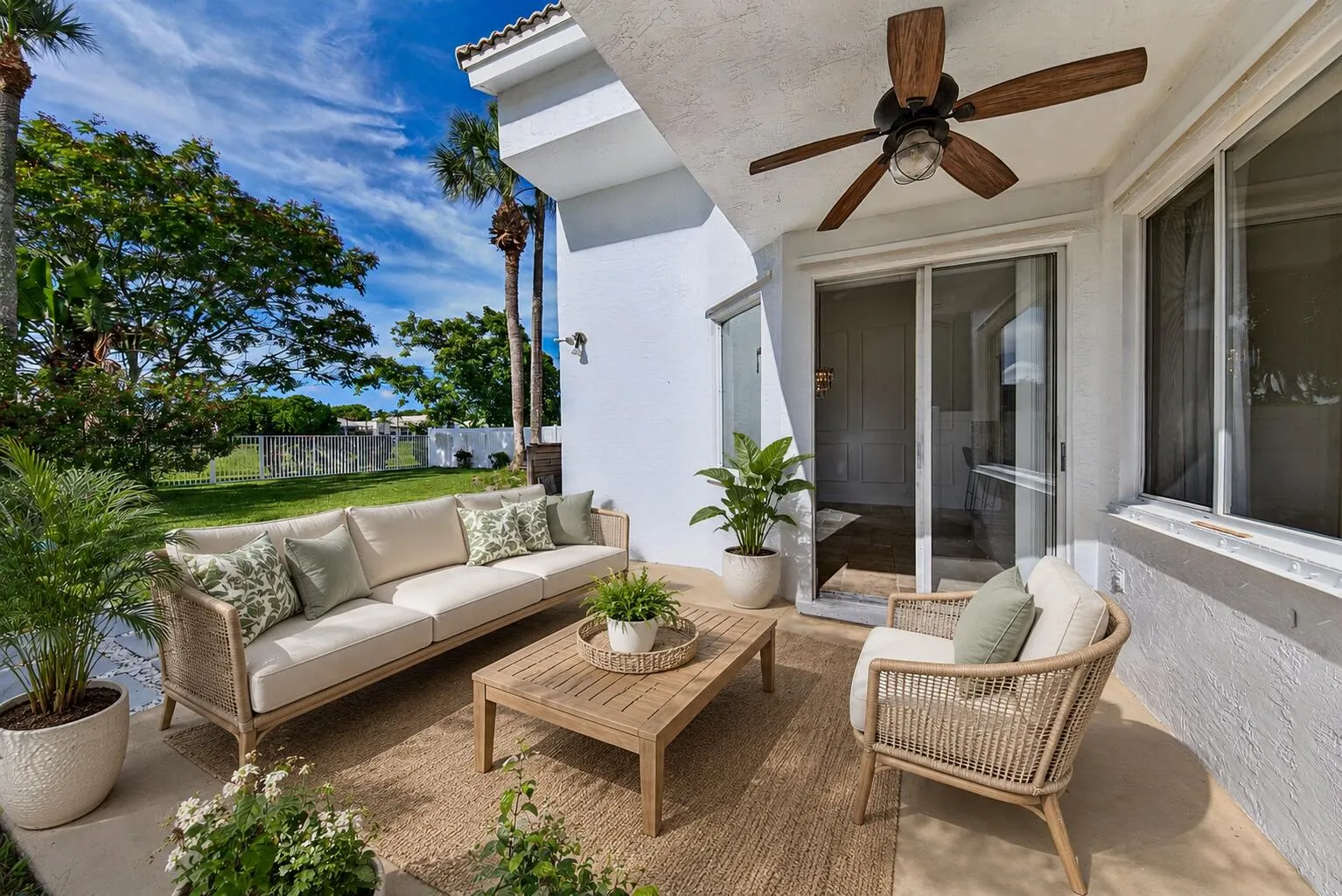 Patio - Staged