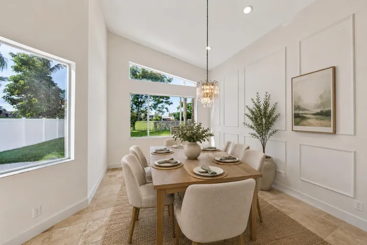 dining virtual staging