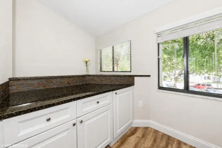 Kitchen opposite laundry