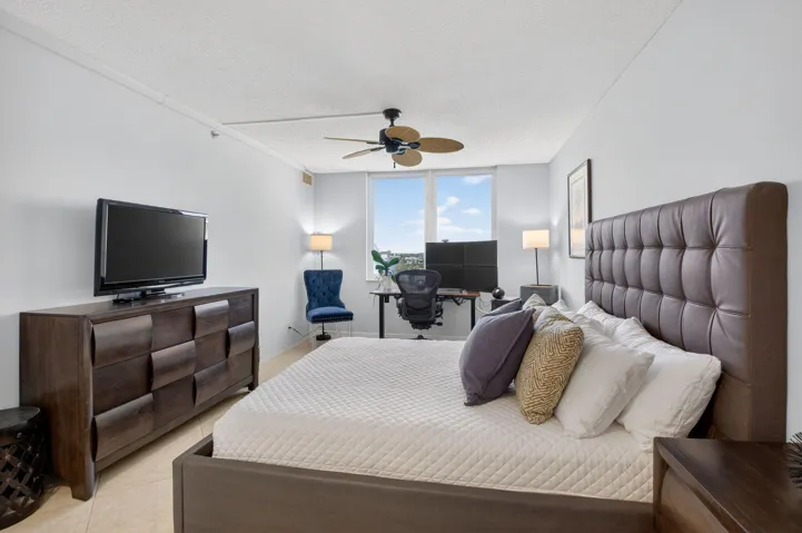 Amazing long intracoastal views from the bedroom