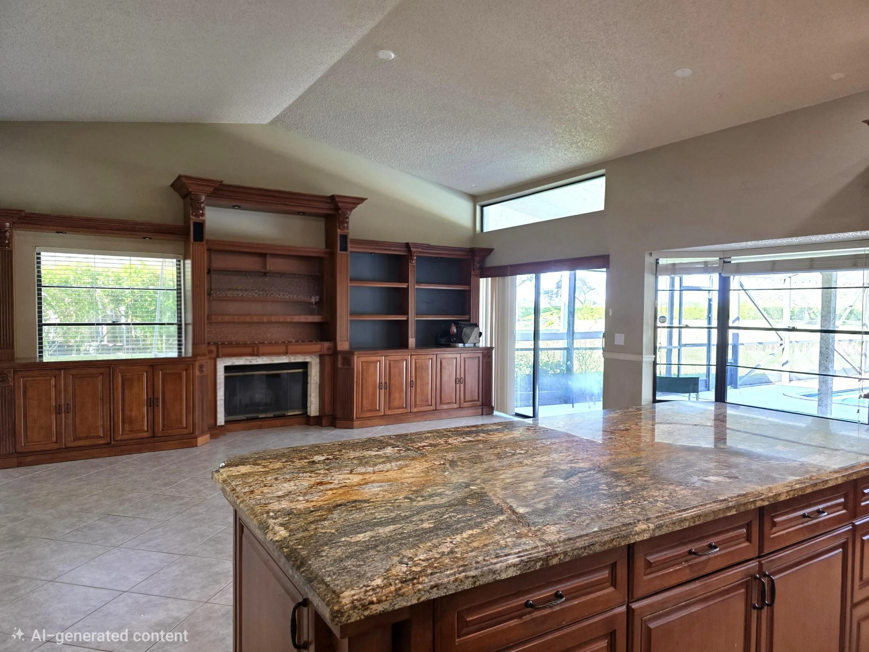 Family Room w.Fireplace