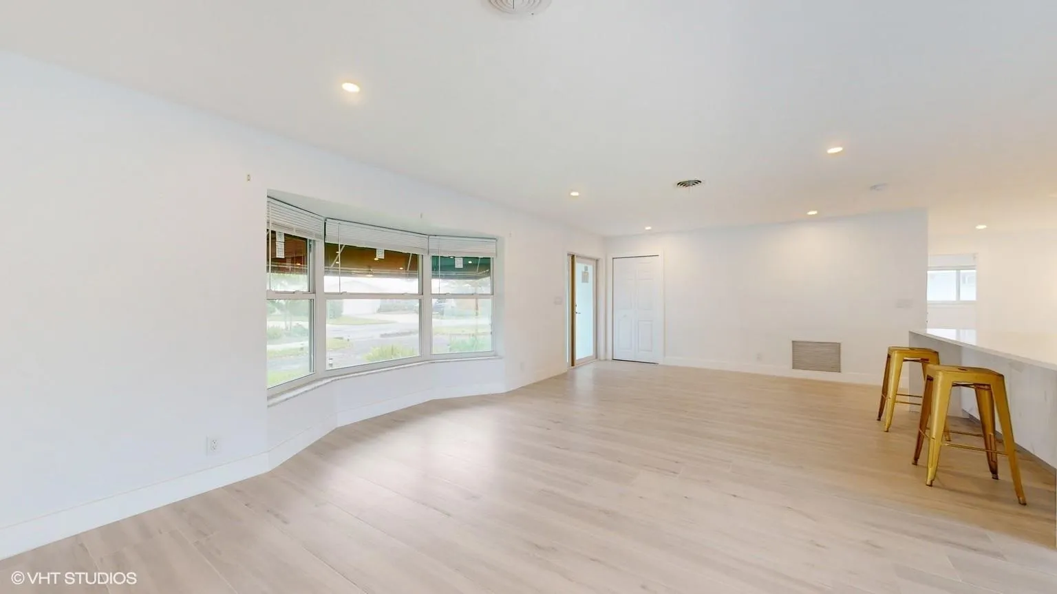 Large open space, living room area