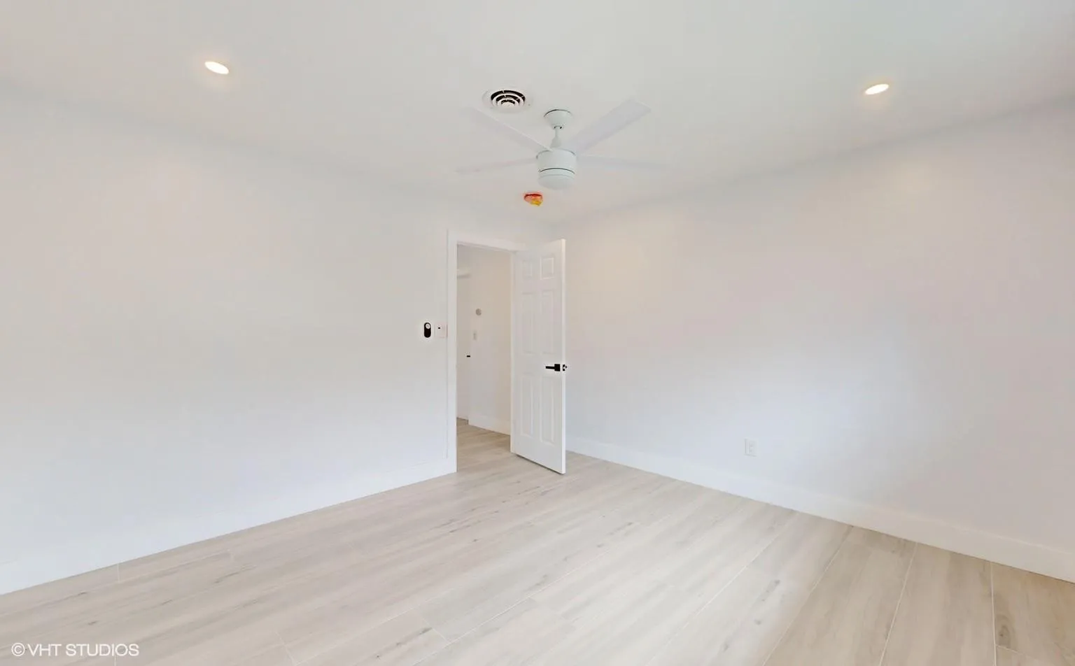 Bedroom entrance is from family room