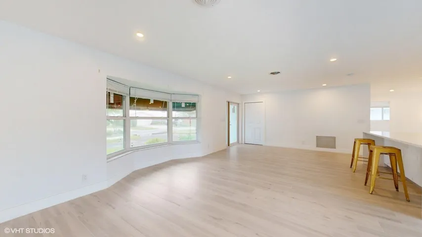 Large open space, living room area