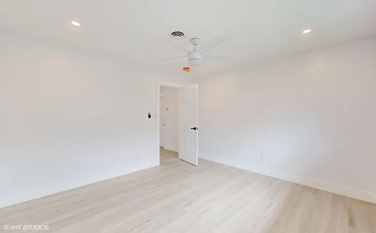 Bedroom entrance is from family room