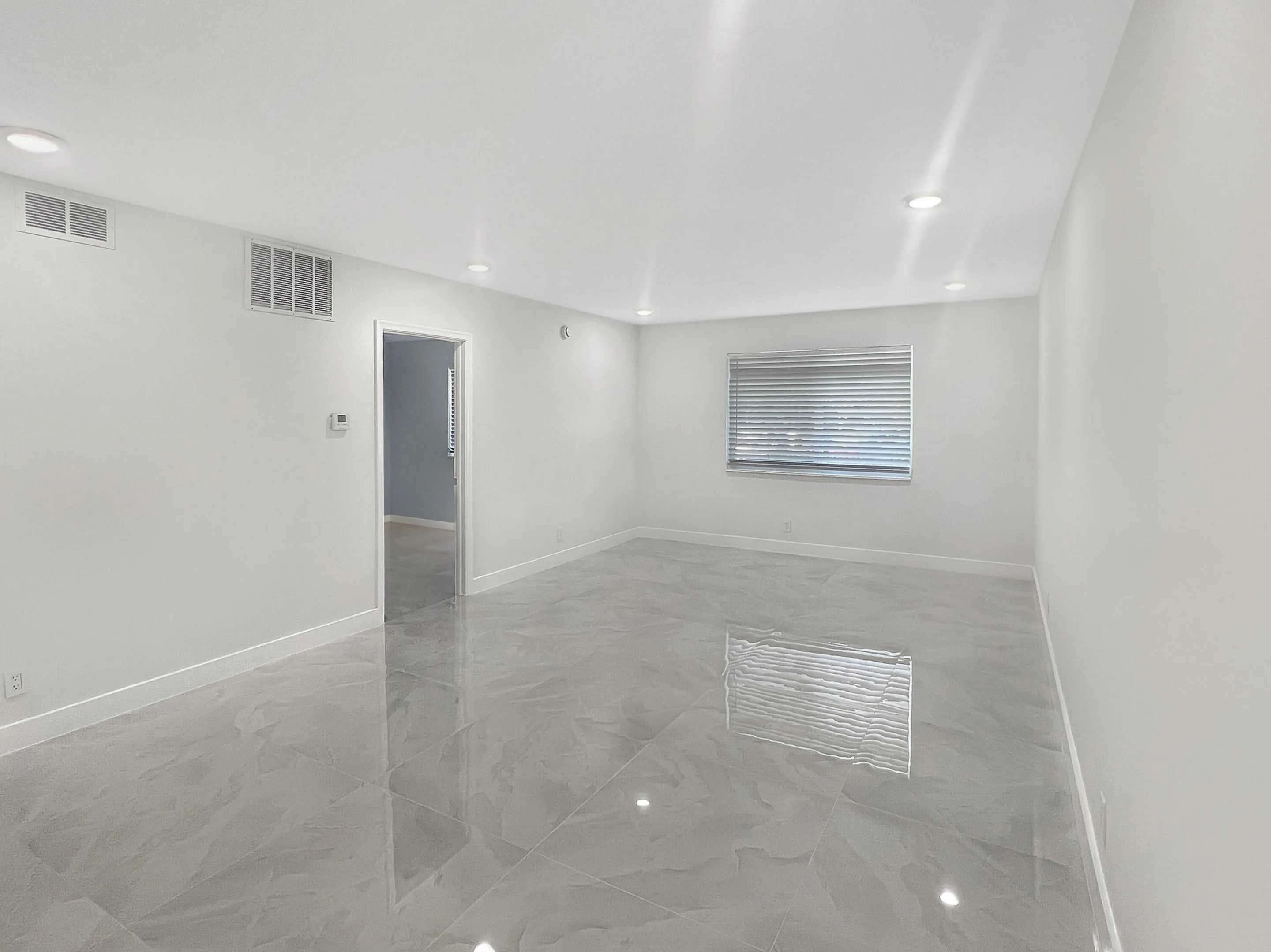 Living room facing window