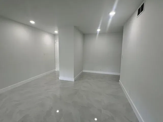 Living room facing door