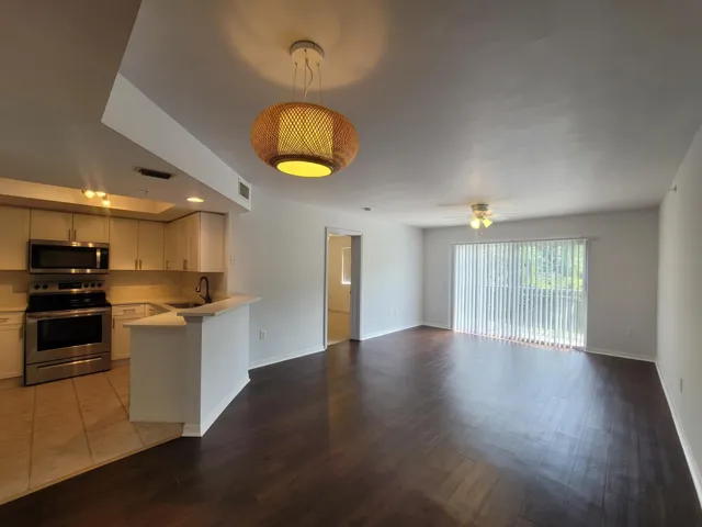 Kitchen and living room