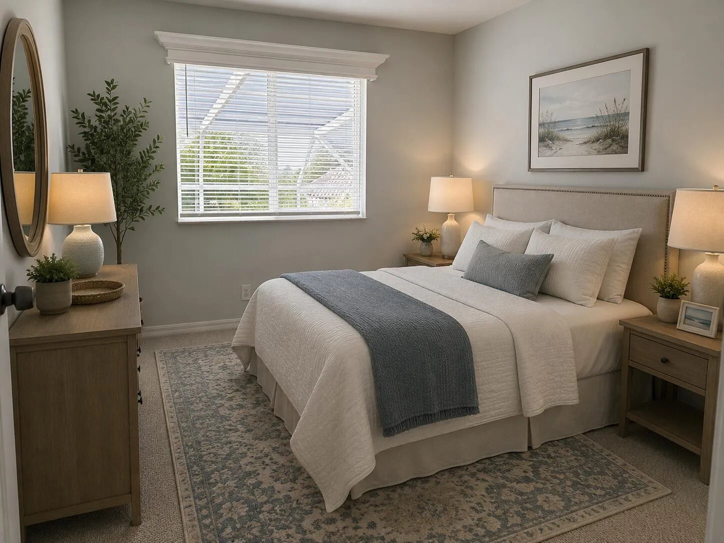 VIRTUALLY STAGED BEDROOM 3 OF 4