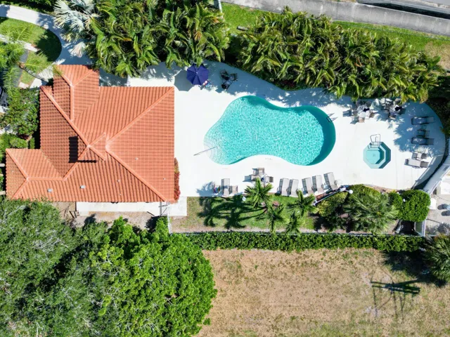 Community Pool Above