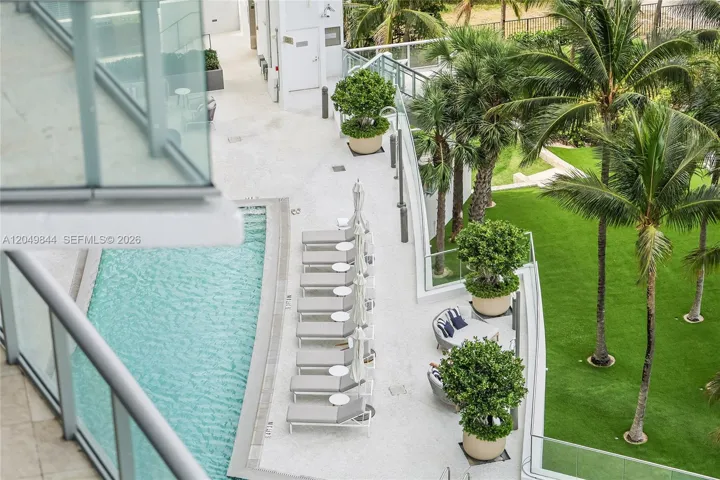 View of the main pool