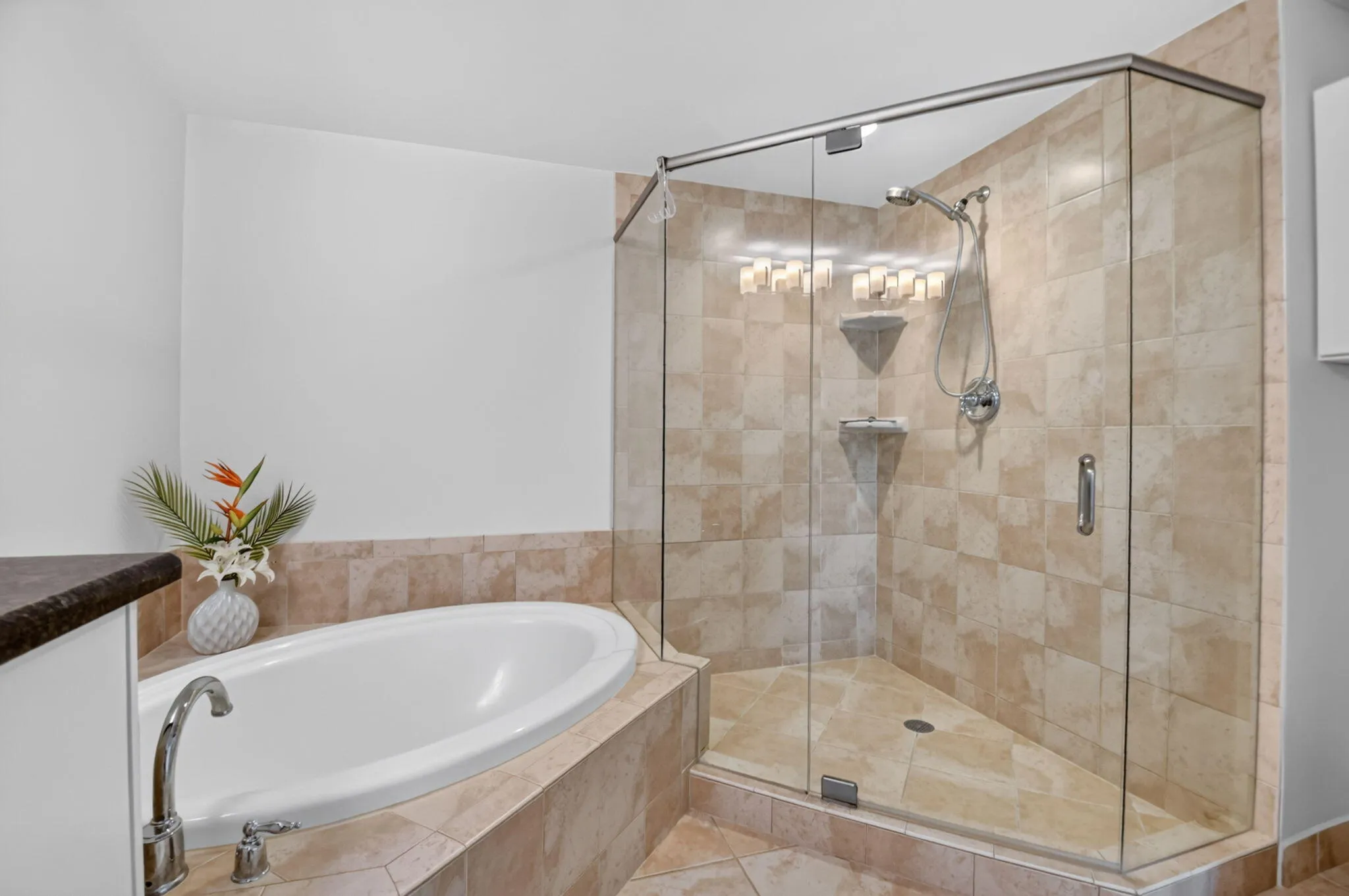 Roomy Primary Bathroom, Walk-In Shower