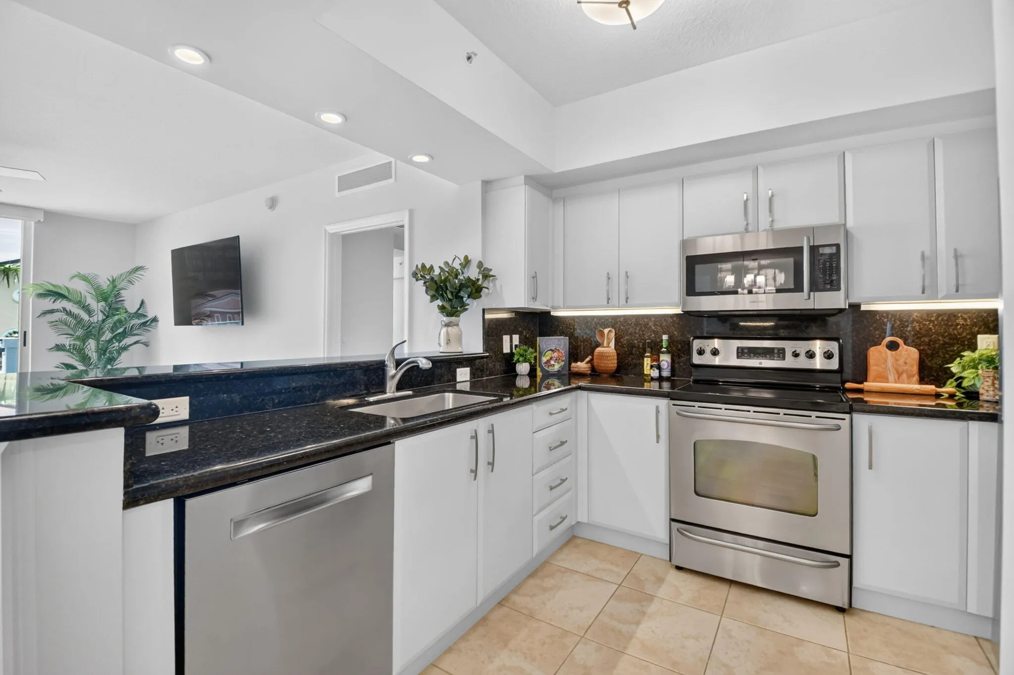 Updated Kitchen Cabinets and Appliances