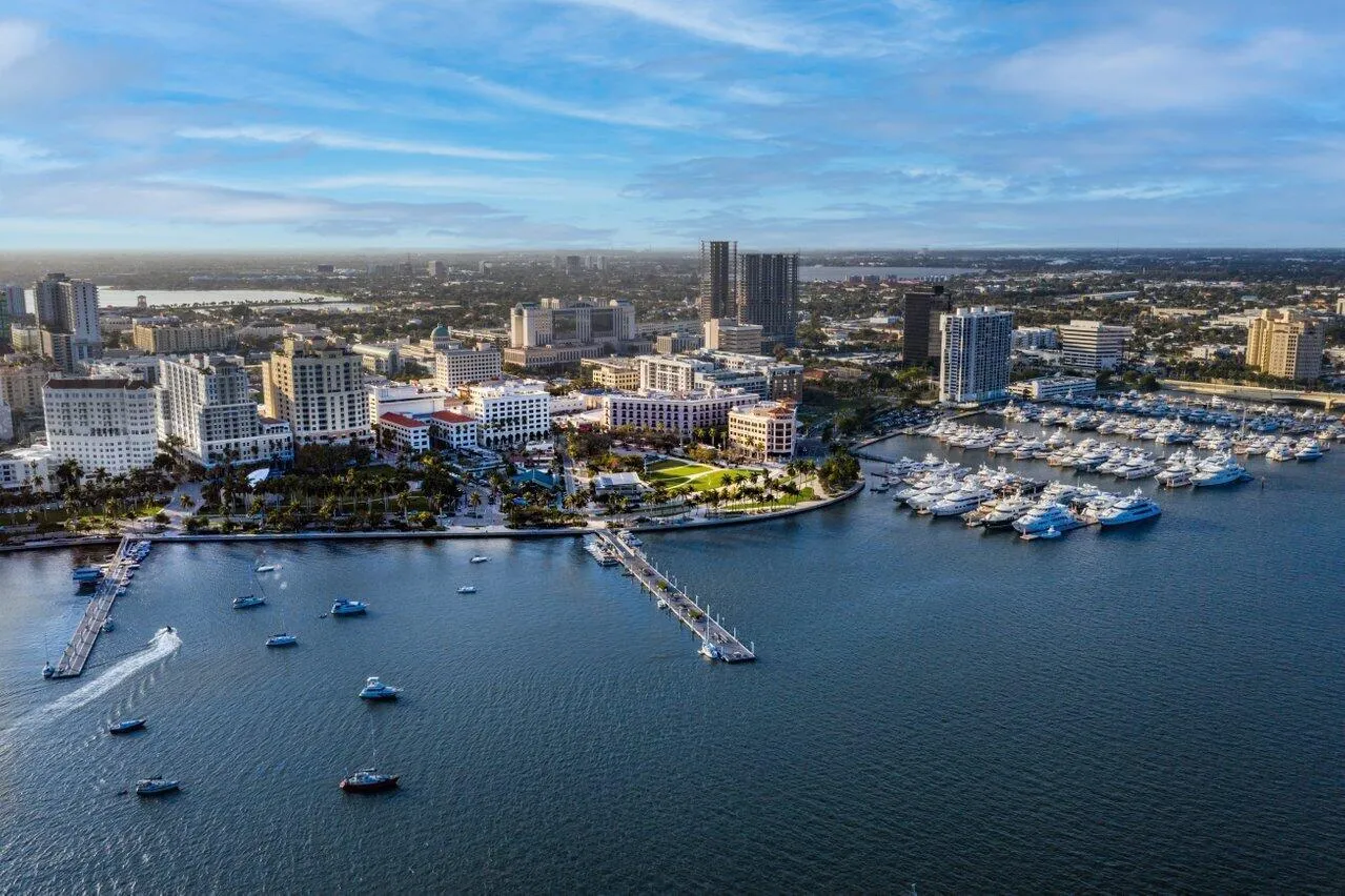Downtown WPB Waterfront Pier and Docks