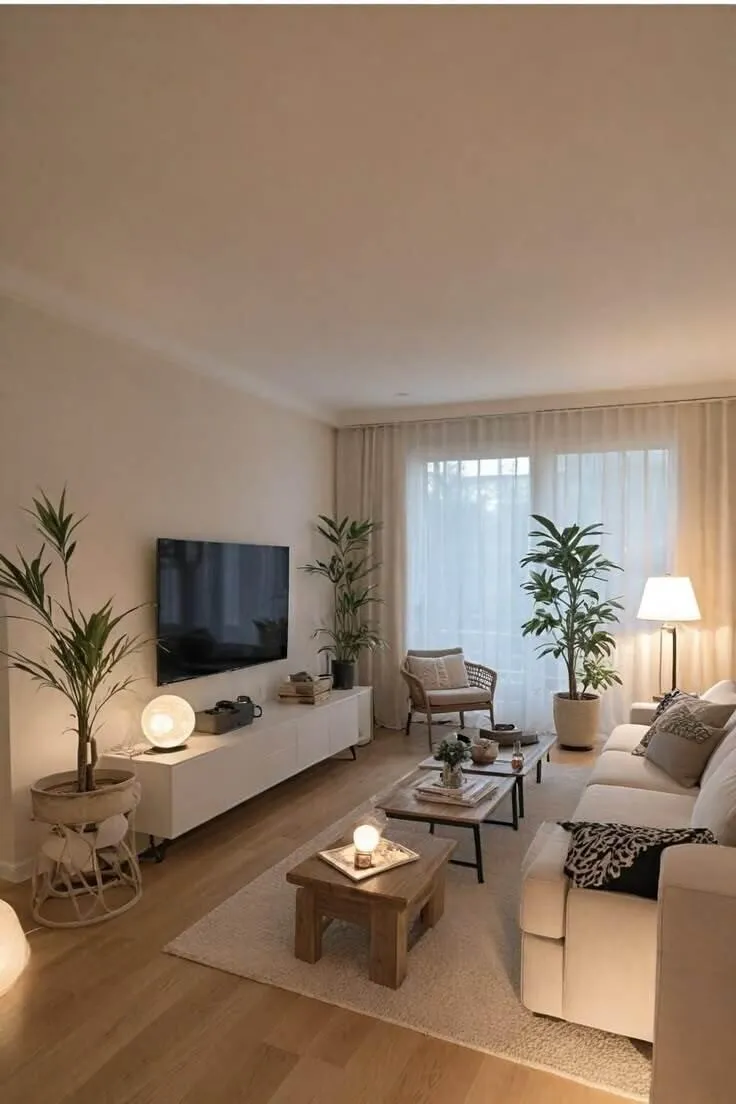 staged livingroom