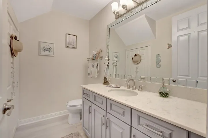 Half bath on first floor