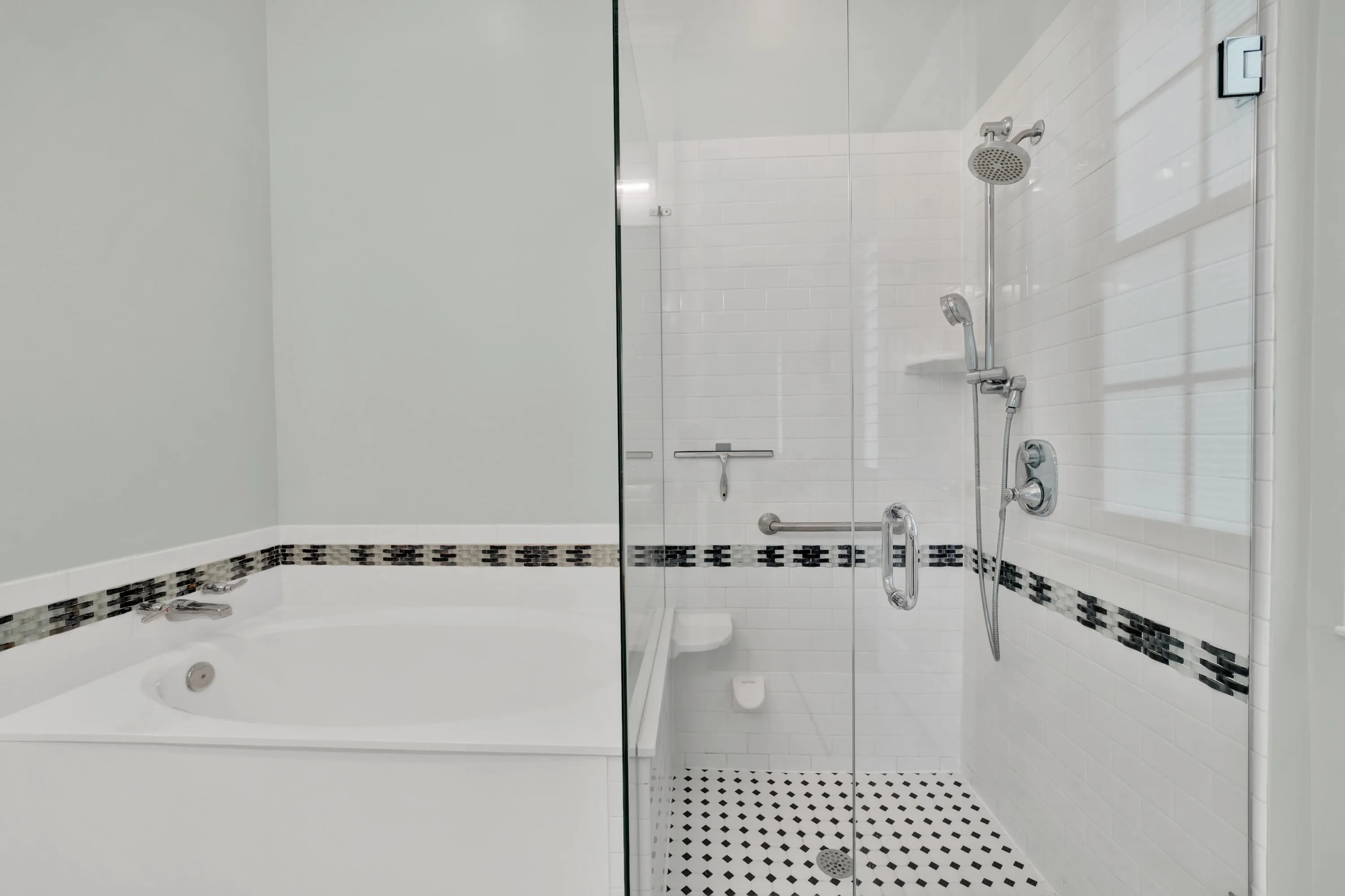 Master Bathroom - Glass Shower and Separate Tub