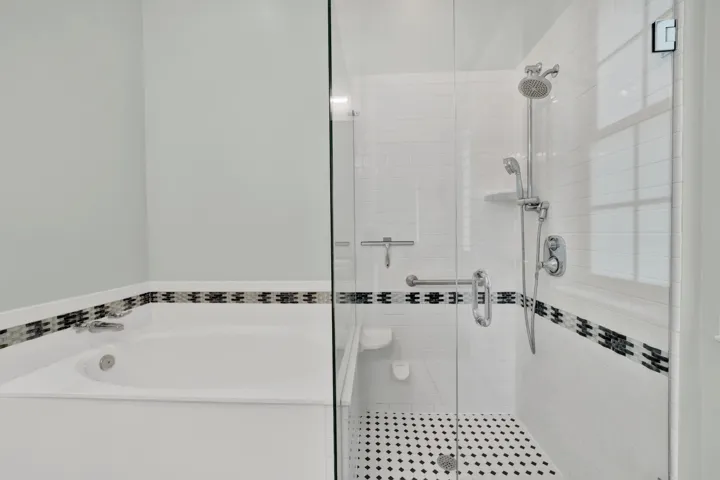 Master Bathroom - Glass Shower and Separate Tub