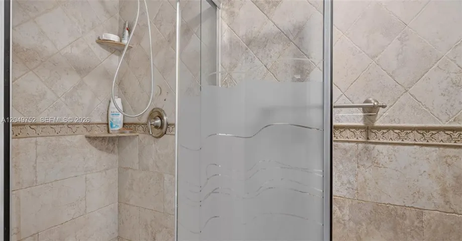 Shower in master bath