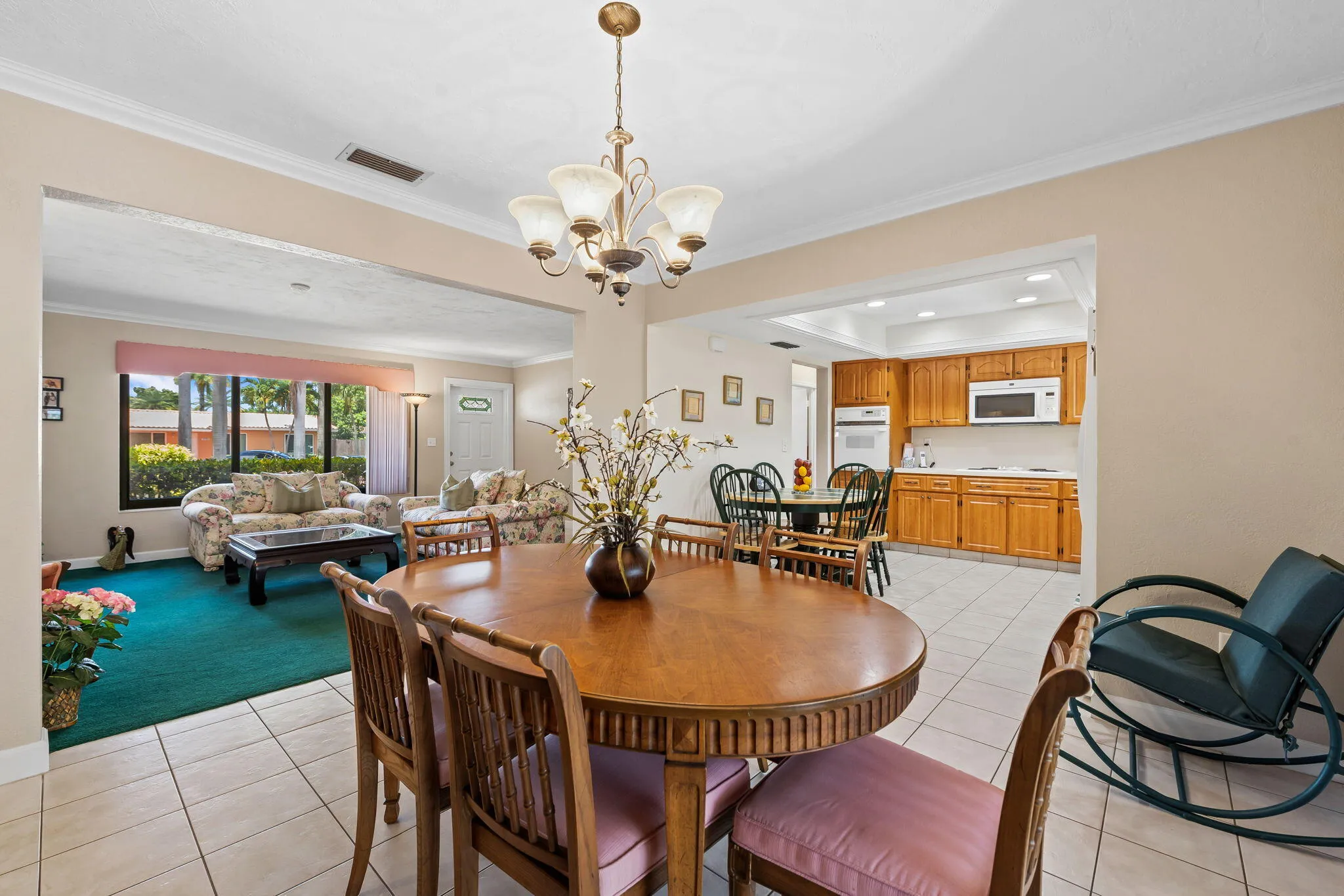 Dining, Living & Kitchen