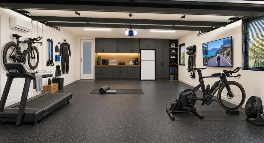 Staged 2-Car Garage View