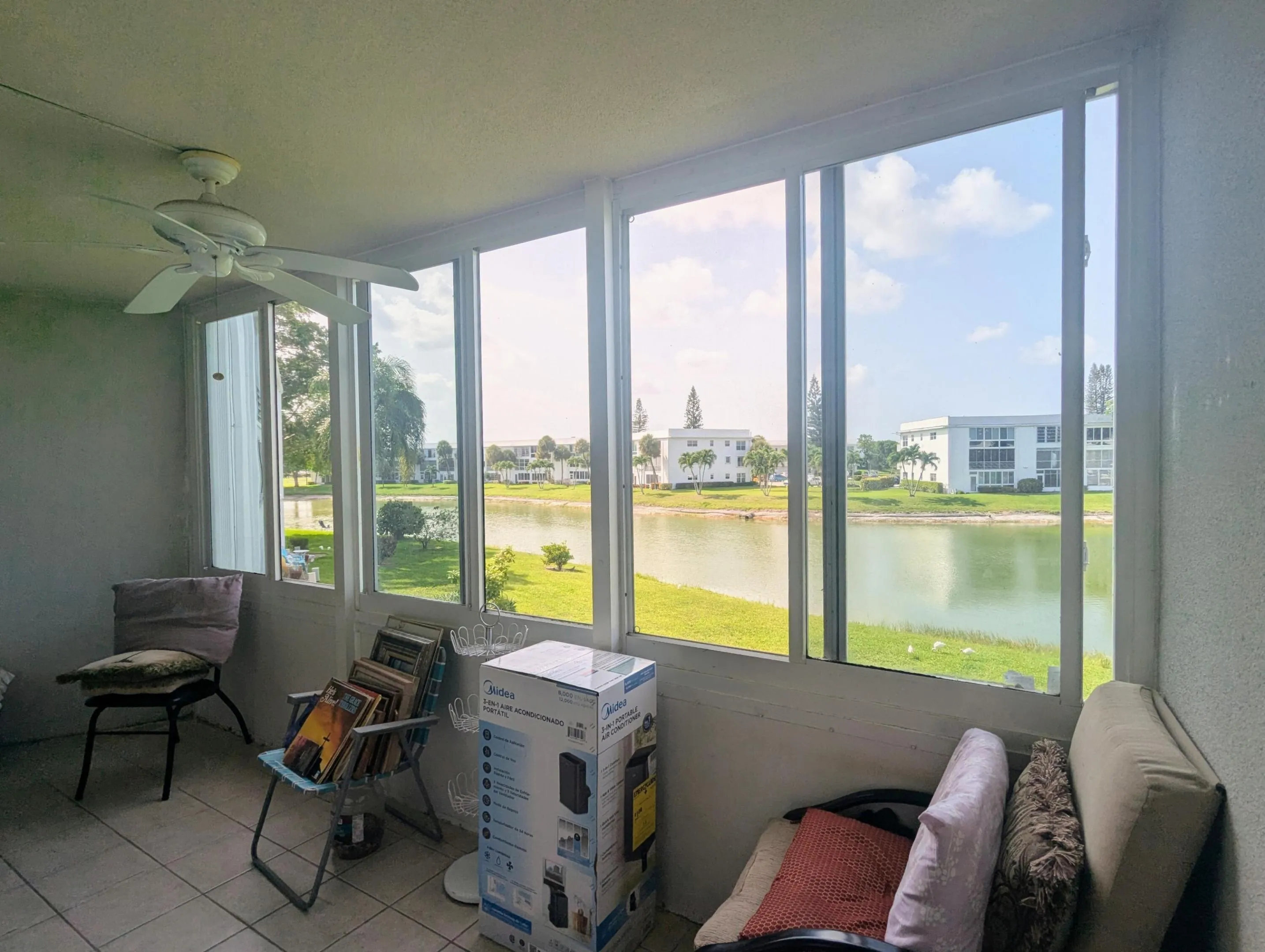 Enclosed Balcony w New Windows