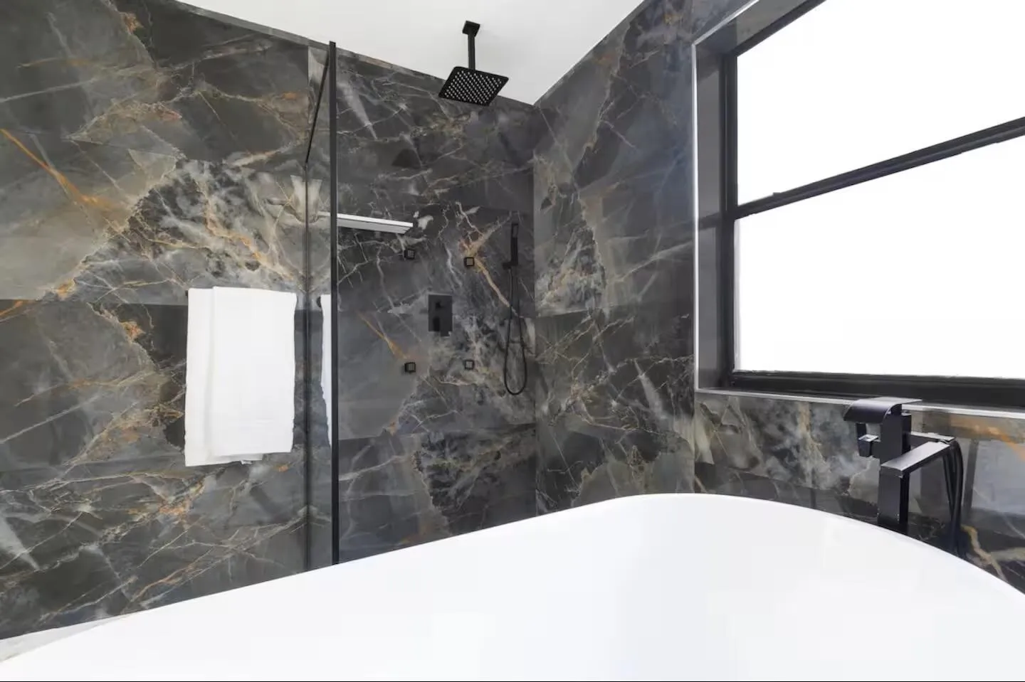 Master shower